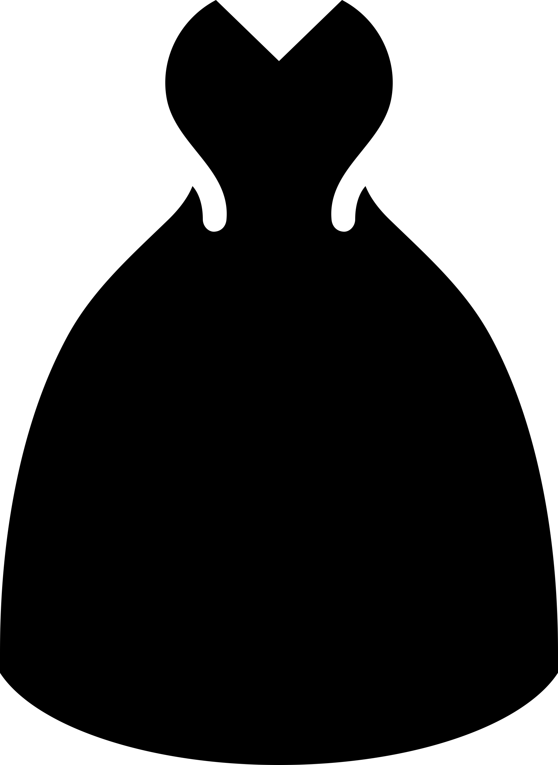 Bride Dress Outline Icon Svg Set Free Vectors